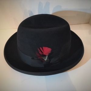 Biltmore Imperial Homburg Felt Fur Hat 